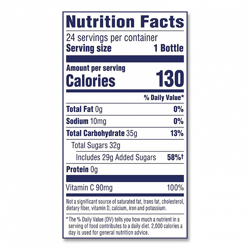 Cranberry Juice Cocktail, Cranberry, 10 oz Bottle, 24/Carton (22002661)