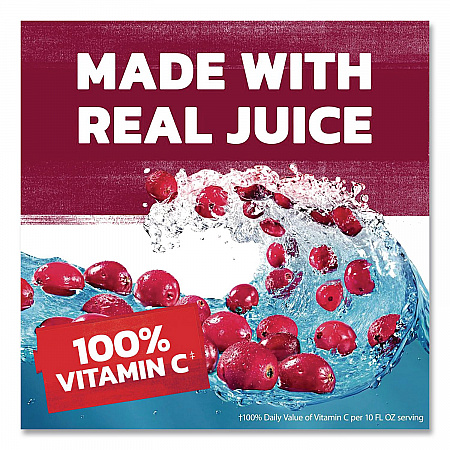 Cranberry Juice Cocktail, Cranberry, 10 oz Bottle, 24/Carton (22002661)