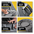 Vented Round Brute Container, 10 gal, Plastic, Gray (2610GRA)