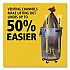 Vented Round Brute Container, 32 gal, Plastic, Blue (2632BLU)