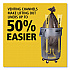 Vented Round Brute Container, 55 gal, Plastic,  Gray (265500GY)