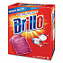 Steel Wool Soap Pads, 3 x 3, Gray/Pink, 12 Pads/Box, 12 Boxes/Carton (53335)