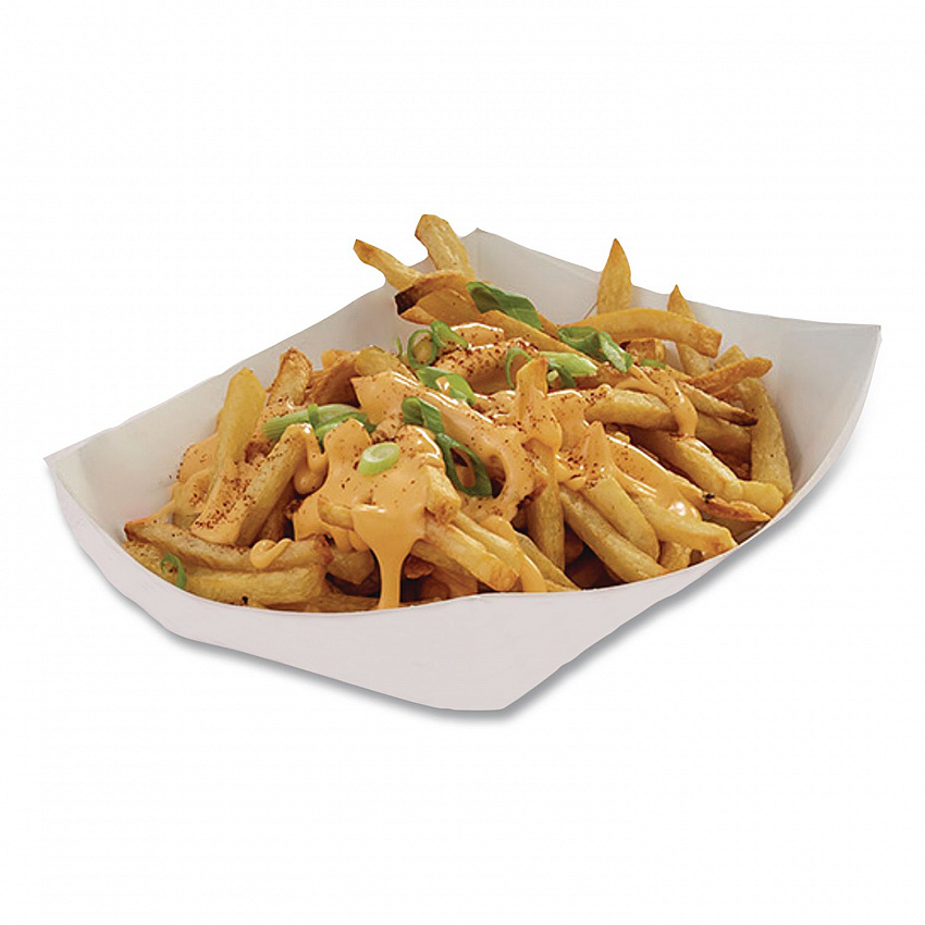 Paperboard Food Tray, #12 Beers Tray, 6 x 4 x 1.5, White, Paper, 300/Carton (23863)
