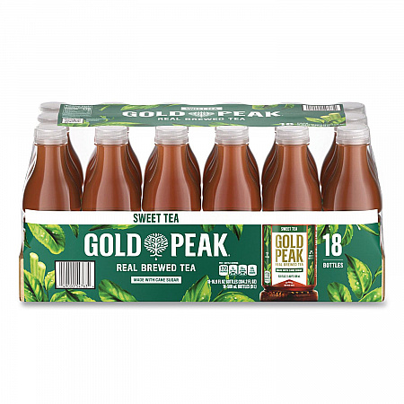 Sweet Black Tea Bottles, 16.9 oz Bottle, 18/Carton (22002678)