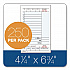 Multi-Part Guest Check Unit Sets, Two-Part Carbonless, 4.25 x 6.75, 250 Forms Total (947SWC)