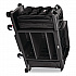 Fabric 9-Pocket Cart Organizer, 19.8 x 1.5 x 27.5, Black, 6/Carton (2202582)
