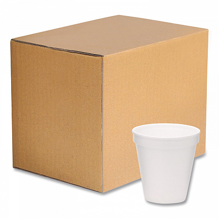 Foam Drink Cups, 10 oz, White, 1,000/Carton (221969)