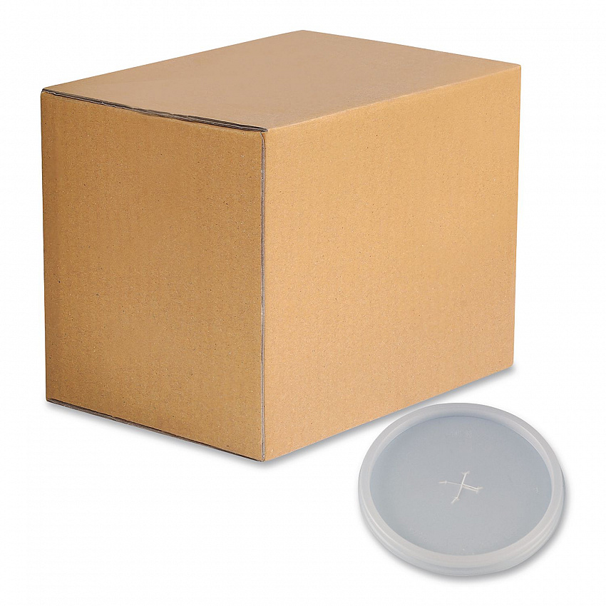 Plastic Lids for Foam Cups and Bowls, Slotted, Fits 8 oz to 10 oz Hot Cup, Translucent, 1,000/Carton (222077)