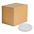 Plastic Lids for Foam Cups and Bowls, Slotted, Fits 8 oz to 10 oz Hot Cup, White, 1,000/Carton (222078)