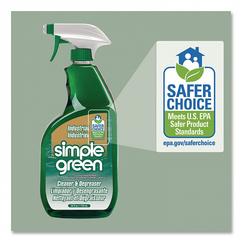 Industrial Cleaner and Degreaser, Concentrated, 24 oz Spray Bottle, 12/Carton (13012CT)