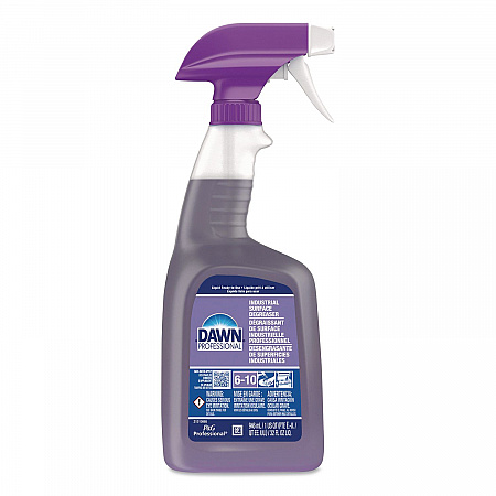 Heavy Duty Degreaser Spray, 32 oz Bottles, 6 Bottles and 2 Trigger Sprayers/Carton (04854)