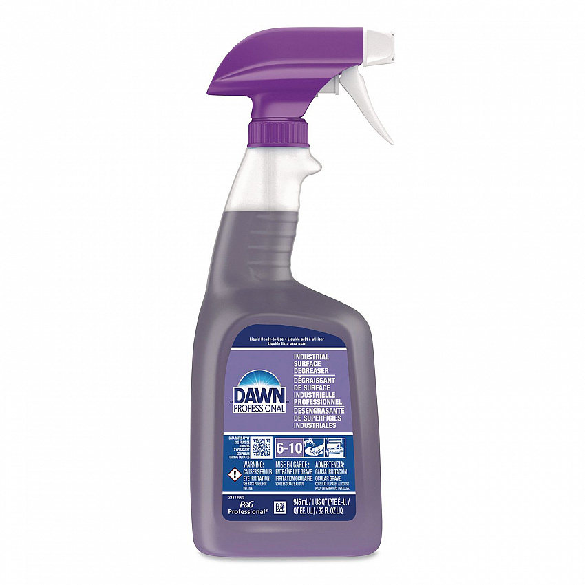 Heavy Duty Degreaser Spray, 32 oz Bottles, 6 Bottles and 2 Trigger Sprayers/Carton (04854)