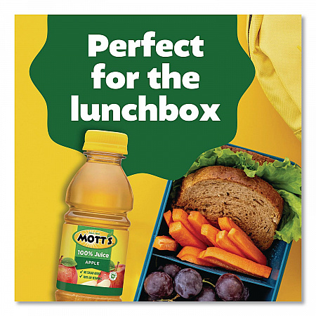 100% Original Apple Juice, Apple, 8 oz Bottle, 24/Carton (22002660)