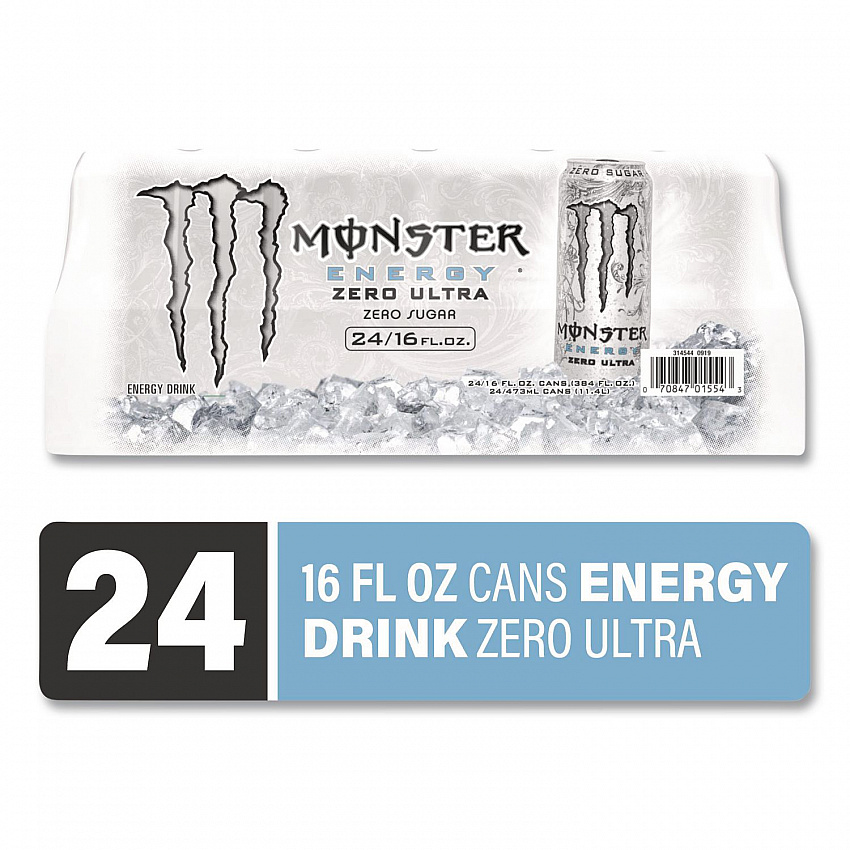 Ultra Zero, Original, 16 oz Bottle, 24/Carton (22002677)