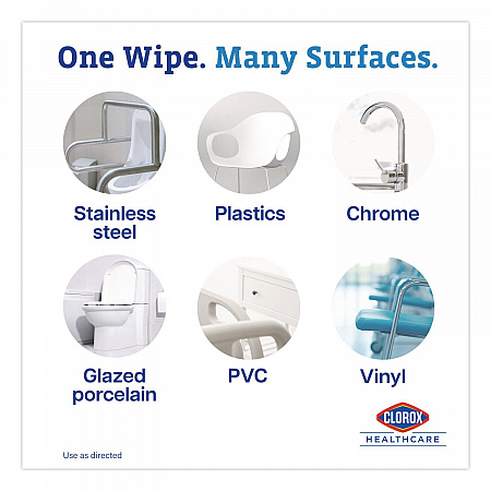 VersaSure Cleaner Disinfectant Wipes, Refill, 1-Ply, 12 x 10, Fragranced, White, 110/Pouch, 2 Pouches/Carton (31761)