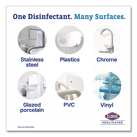 Spore Defense Cleaner Disinfectant, Closed System, Unscented, 1 gal Refill Bottle, 4/Carton (32122)