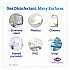 Spore Defense Cleaner Disinfectant, Open System, Unscented, 1 gal Refill Bottle, 4/Carton (32409)