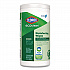 CloroxPro EcoClean Disinfecting Wipes, 1-Ply, 8 x 7, Unscented, White, 75 Count, 6/Carton (60605CT)