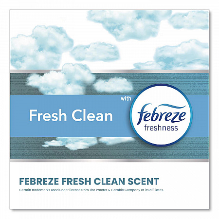ForceFlex Kitchen Drawstring Trash Bags, 13 gal, Gain Fresh Clean Scent, 24 x 27.38, White, 40 Bags/Box, 6 Boxes/Carton (78361)