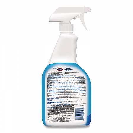 CloroxPro Anywhere Daily Disinfectant and Sanitizer, Unscented, 32 oz Spray Bottle, 12/Carton (01698CT)
