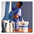 Bleach Germicidal Wipes, 1-Ply, 12 x 12, Unscented, White, 110/Bucket, 2 Buckets/Carton (30358CT)