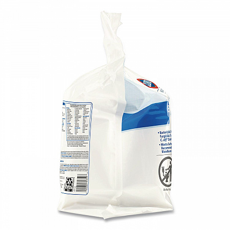 Bleach Germicidal Wipes, 1-Ply, 12 x 12, Unscented, White, 110/Refill, 2 Refills/Carton (30359CT)