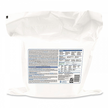 Hydrogen Peroxide Cleaner Disinfectant Wipes, 12 x 11, Unscented, White, 185/Pack, 2 Packs/Carton (30827)