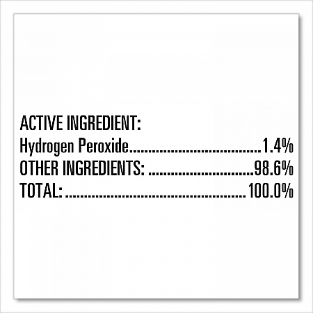 Hydrogen-Peroxide Cleaner/Disinfectant, Unscented, 1 gal Bottle, 4/Carton (30829)