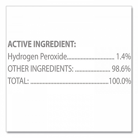 Hydrogen Peroxide Cleaner Disinfectant Wipes, 6.75 x 5.75, Unscented, 155 Wipes/Canister (30825EA)