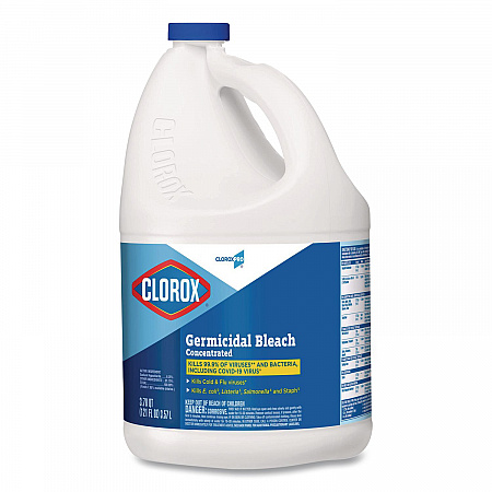CloroxPro Concentrated Germicidal Bleach, Regular Scent, 121 oz Bottle (30966EA)