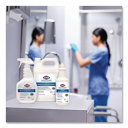 Bleach Germicidal Cleaner, Unscented, 32 oz Spray Bottle (68970EA)