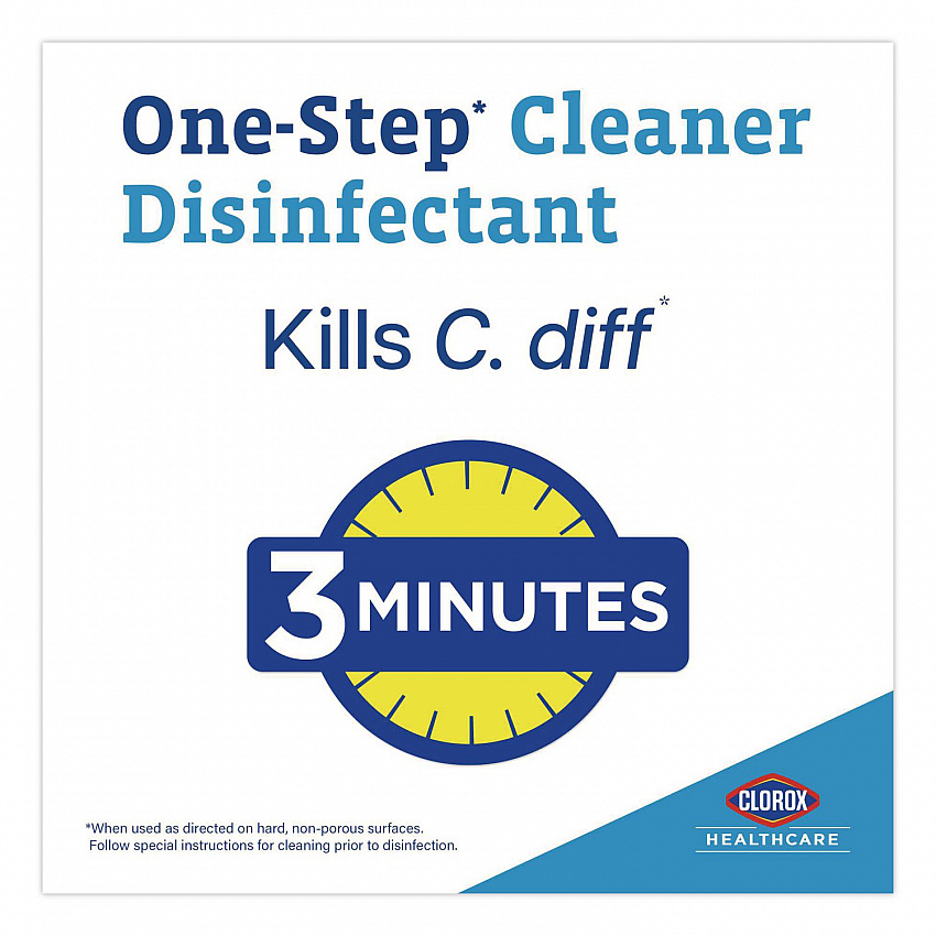 Dispatch Hospital Cleaner Disinfectant Towels with Bleach, 1-Ply, 6.75 x 8, Unscented, White, 150/Canister (69150EA)