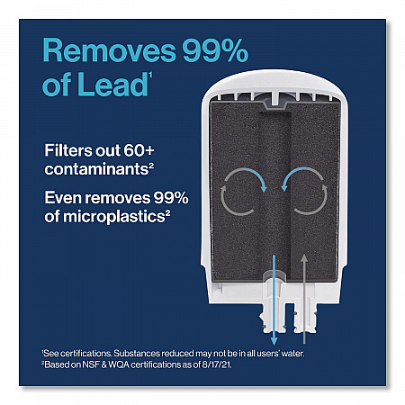 On Tap Faucet Water Filter System Replacement Filters, Faucet Filter, White (36309EA)