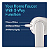 On Tap Faucet Water Filter System Replacement Filters, Faucet Filter, White (36309EA)