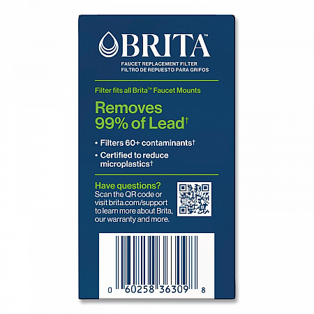 On Tap Faucet Water Filter System Replacement Filters, Faucet Filter, White (36309EA)