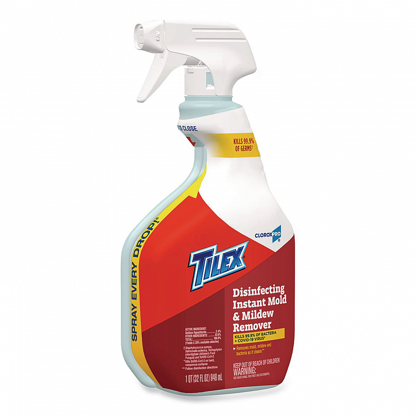 CloroxPro Disinfecting Instant Mold and Mildew Remover, Unscented, 32 oz Smart Tube Spray (35600EA)