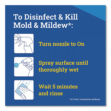 CloroxPro Disinfecting Instant Mold and Mildew Remover, Unscented, 32 oz Smart Tube Spray (35600EA)
