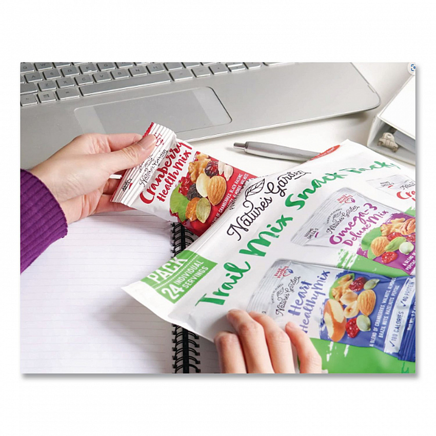 Healthy Trail Mix Snack Packs, 1.2 oz Pouch, 24 Pouches/Carton (29400003)