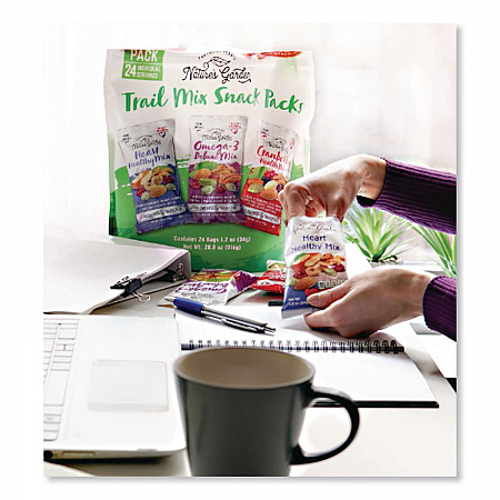 Healthy Trail Mix Snack Packs, 1.2 oz Pouch, 24 Pouches/Carton (29400003)