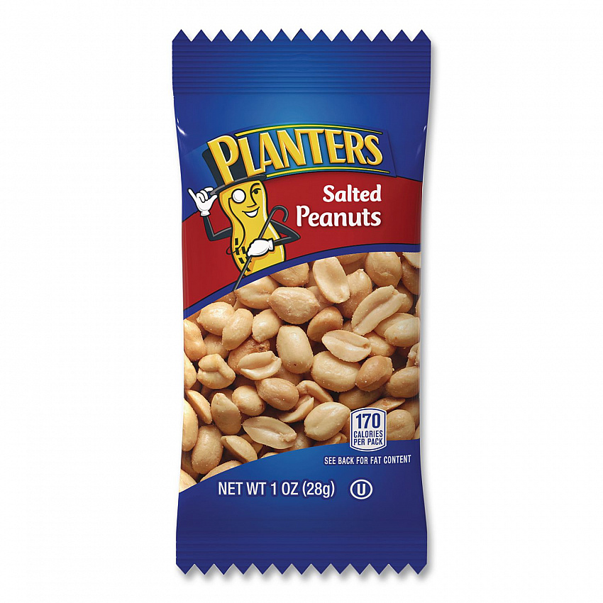 Salted Peanuts, 1 oz Pack, 48/Box (22000760)