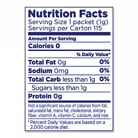 Zero Calorie Sweetener, 0.04 oz Packet, 2,000/Carton (827553)