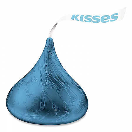 KISSES, Milk Chocolate, Dark Blue Wrappers, 60 oz Bag (60194)