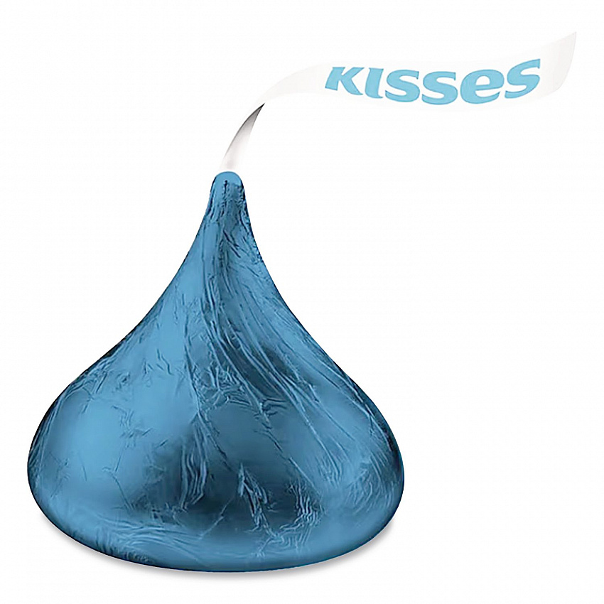 KISSES, Milk Chocolate, Dark Blue Wrappers, 60 oz Bag (60194)
