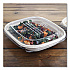 PLA Lids for Fiber Containers, 8.8 x 6.9 x 0.8, Clear, Plastic, 400/Carton (CTLCS3)