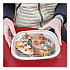 PLA Lids for Fiber Containers, 8.8 x 6.9 x 0.8, Clear, Plastic, 400/Carton (CTLCS3)
