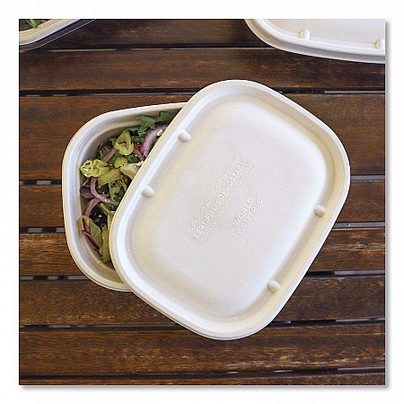 Fiber Lids for Fiber Containers, 8.9 x 6.9 x 0.4, Natural, Paper, 400/Carton (CTLSCU3LF)