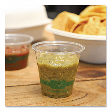 PLA Clear Portion Cups, 3 oz, Plastic, Clear, 2,500/Carton (CPCS3)