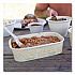 No Tree Rectangular Containers, 16 oz, 4.7 x 6.8 x 1.6, Natural, Sugarcane, 300/Carton (CTNT16)