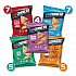 Popped Corn Chips Snacks Variety Pack, Assorted Flavors, 1 oz Bag, 28/Pack (22002179)
