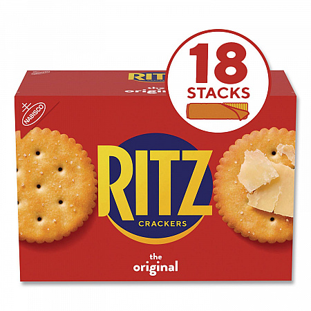 Original Crackers, Buttery, 18 Individually Wrapped Sleeves, 3 lb Box, 1 Box/Carton (22002636)
